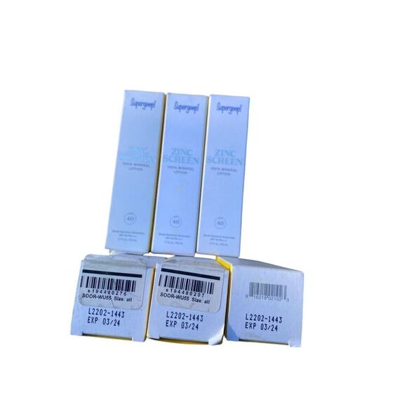 6 x Supergoop Zinc Screen SPF 40 1.7 Oz (PLEASE READ) - Picture 2 of 2
